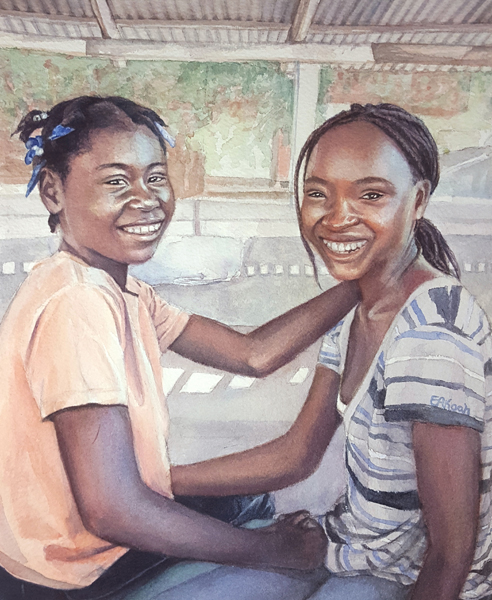 two_girls_at_a_mobile_clinic_in_camp_damien
