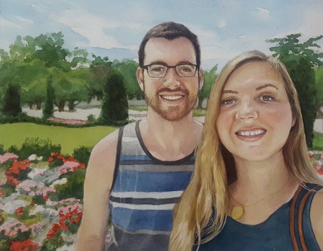 Chris Christie painting finished